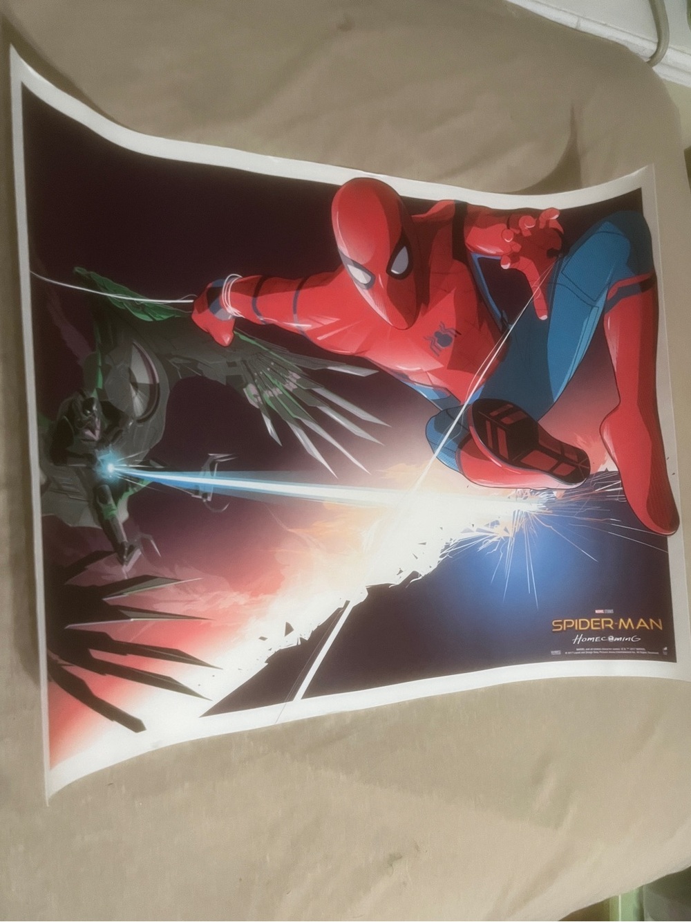 Spiderman Homecoming NYCC 2017 Poster Print Limited Non Mondo Craig Drake 18x24 - Picture 8 of 8